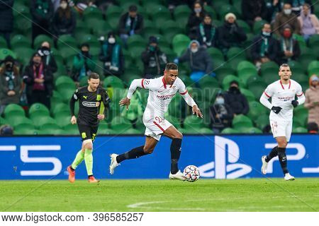 Krasnodar, Russia - November 24, 2020: Fernando Reges Of Sevilla Fc In Action During The Uefa Champi