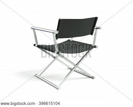 Cinema Industry Concept. Directors Chair 3d Render