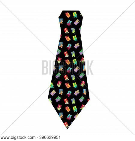 Elegant Black Tie With New Years Gifts.