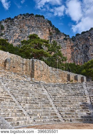 Amphitheater  Ancient Lycian City Of Arykanda.