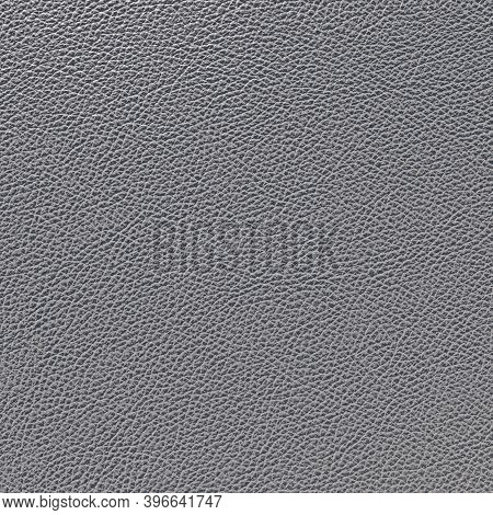 Background Of Genuine Leather, The Texture Is Fine-grained Pebble Close, Grays. 3d-rendering