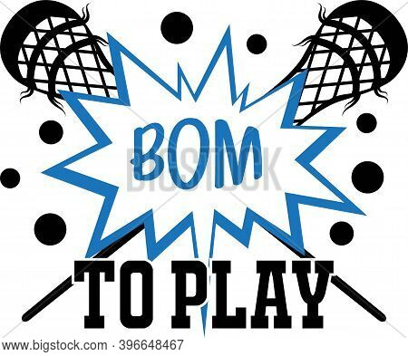 Bom To Play On The White Background. Vector Illustration