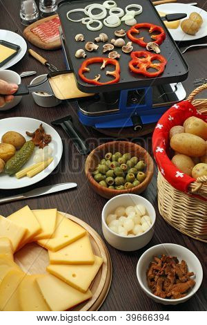 Raclette oraz obiad