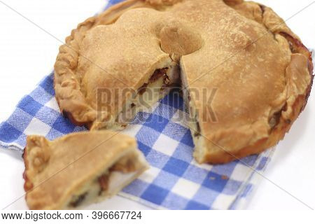 Salted Torat Of Meat And Vegetables Sa Panada From Sardinia