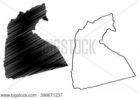 Kisii County (republic Of Kenya, Nyanza Province) Map Vector Illustration, Scribble Sketch Kisii Map