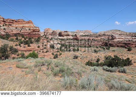 Rockformation In Capitol Reef National Park. Utah. United States