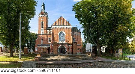 Wawolnica, Poland - August 24,2020: Church Of St. Adalbert In Wawolnica Near The Famous Chapel Of Th