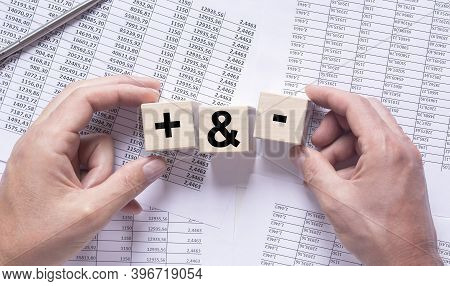 Minus Vs Plus Signs, Comparison Of Opposites, Positive Vs Negative, Pros And Cons.