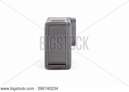 Moscow, Russia - November 20, 2020: New Flagship Action Camera Gopro Hero 9 Isolated