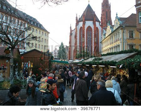 Weihnachtsmarkt in Wuerzburg