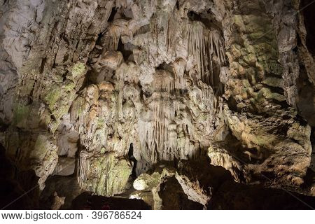 The Environment With Impressive Natural Beauty Of Thien Cung Cave (other Name Called Heaven Cave) Th