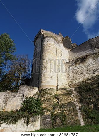 Loches opevnění, údolí Loiry, Francie