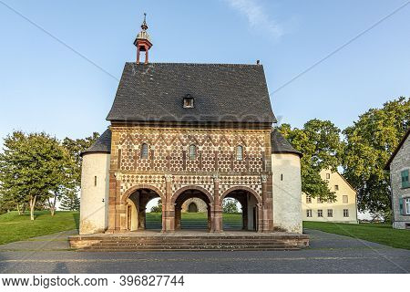King's Hall Of The Famous Lorsch Monastery At Lorsch In Hesse, Germany