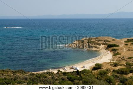 Şartı Beach Sithonia Yarımadası Halkidikya Yunanistan