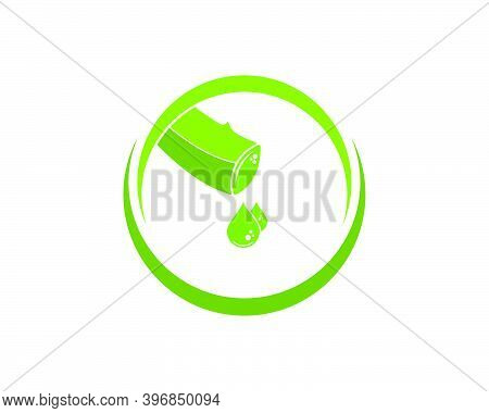 Aloevera Logo Icon Vector Illustration Design