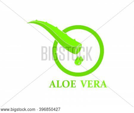 Aloevera Logo Icon Vector Illustration Design