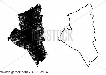 Nyamira County (republic Of Kenya, Nyanza Province) Map Vector Illustration, Scribble Sketch Nyamira