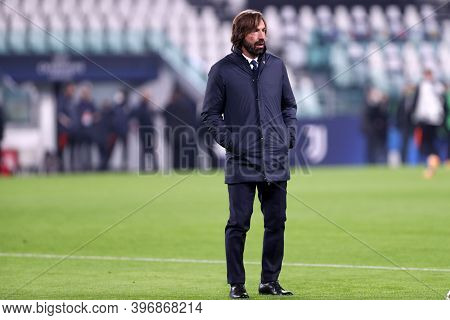 Torino, Italy. 24th November 2020. Andrea Pirlo  Head Coach   Of Juventus Fc   During The Uefa Champ