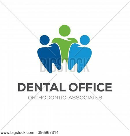 Colorful Modern Dental Logo