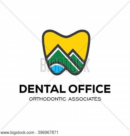 Colorful Modern Dental Logo