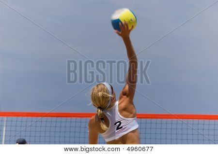 Volleyball In Beach