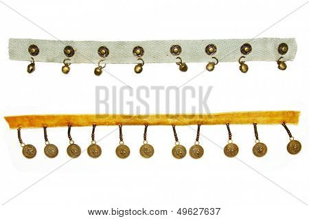 decorative textile borders for scrap-booking