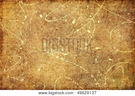 vintage background in grunge style with paint splats