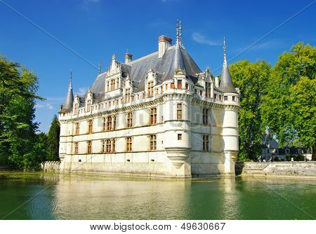 amazing Azey-le-redeau (castles of Loire valley)