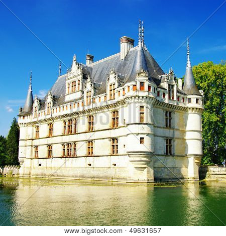 romantic Azey castle - Loire valley