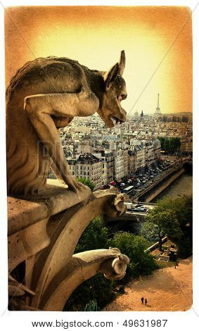 Parisian details- artistic toned picture
