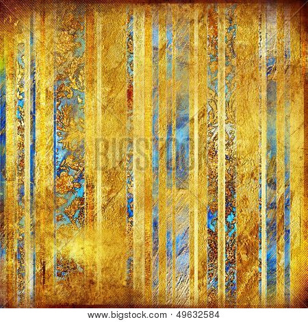 decorative shabby background in golden colors