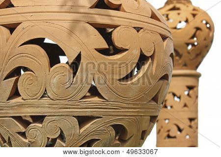 Earthenware isolated