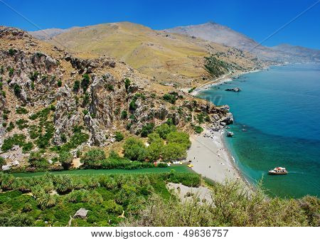 amazing beaches of Greece series -preveli (Crete)