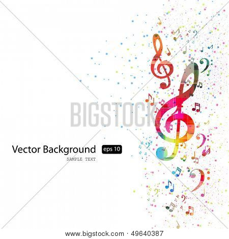 music note background, easy editable