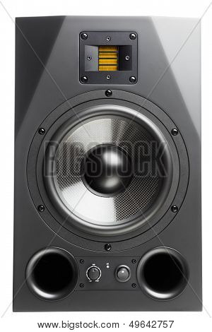 audio speaker, isolated on white