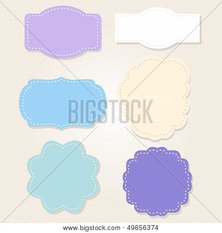 Sweet Vintage Blue Labels Set