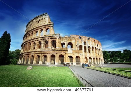 Colosseum in Rome, Italy