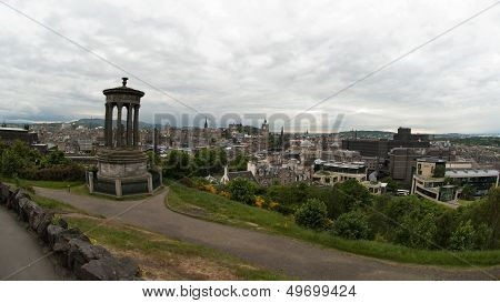Cityscape From Calton Hill, Edimburgh - Scotland