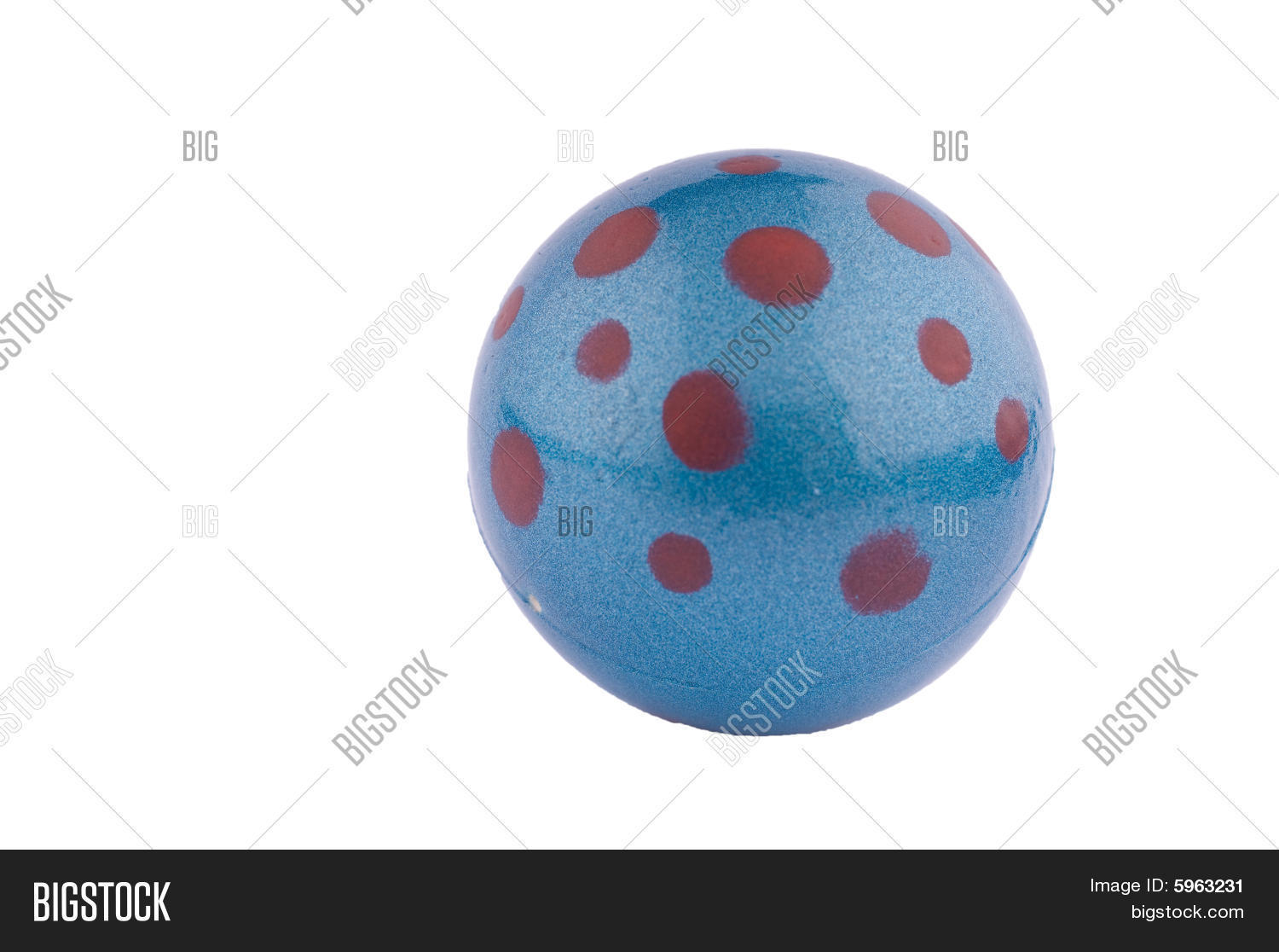Blue Rubber Ball Red Image & Photo (Free Trial) | Bigstock