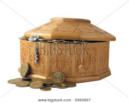 Коробка с монетами