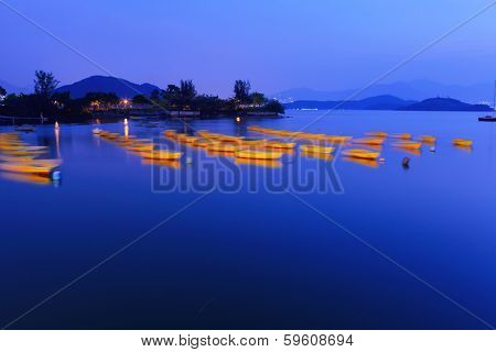 Boat on sea