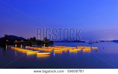 Boat on seascape