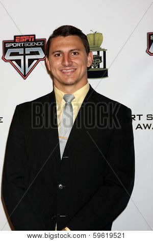 LOS ANGELES  - FEB 9:  J.J. Worton at the ESPN Sport Science Newton Awards at Sport Science Studio on February 9, 2014 in Burbank, CA