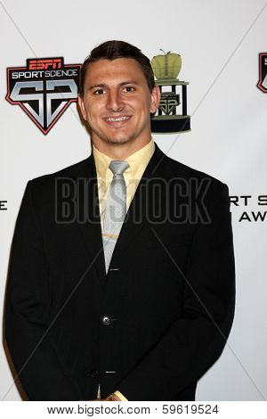 LOS ANGELES  - FEB 9:  J.J. Worton at the ESPN Sport Science Newton Awards at Sport Science Studio on February 9, 2014 in Burbank, CA