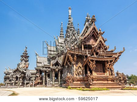 Sanctuary Of Truth In Pattaya, Thailand
