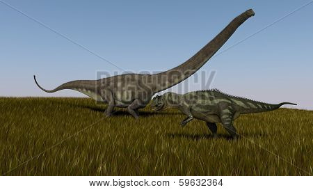 yangchuanosaurus vs mamenchisaurus