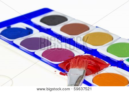 Paintbox With Brush