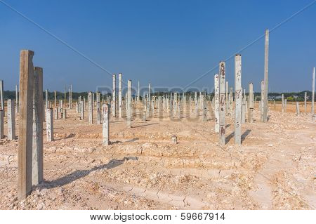Construction, piling stage
