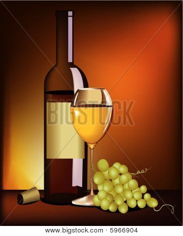Vino e uva.