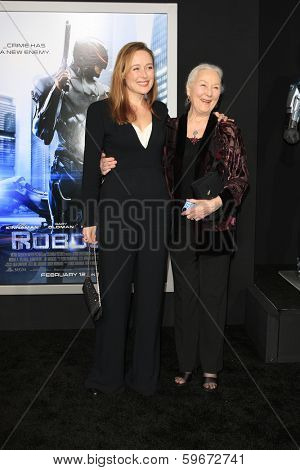 LOS ANGELES - FEB 10:  Rosemary Harris, Jennifer Ehle at the 